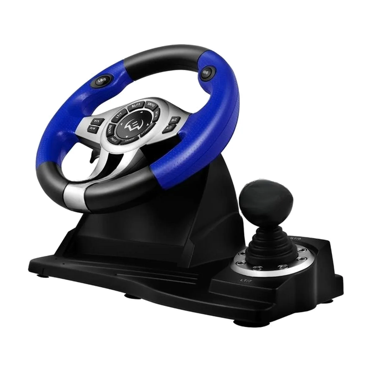 Руль черный SVEN GC-W600 (виброотдача, педали, джойстик, 12 кн., USB)