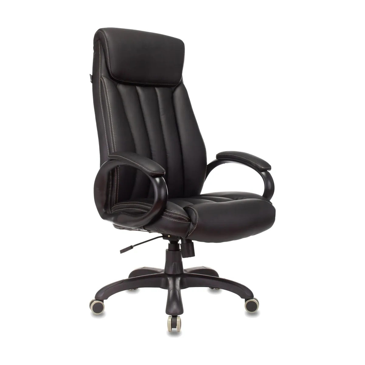 Кресло Бюрократ T-9922N Leather Venge Black черный, экокожа