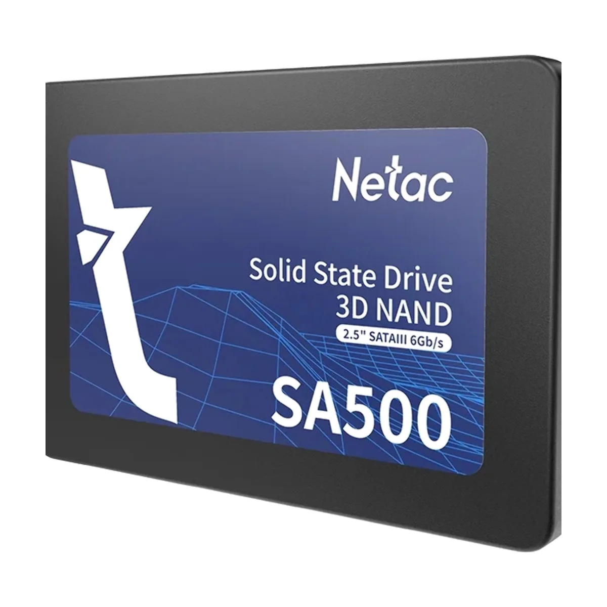 Накопитель SSD Netac SA500, 256Gb, SATA III, 2.5", R/W 520/450
