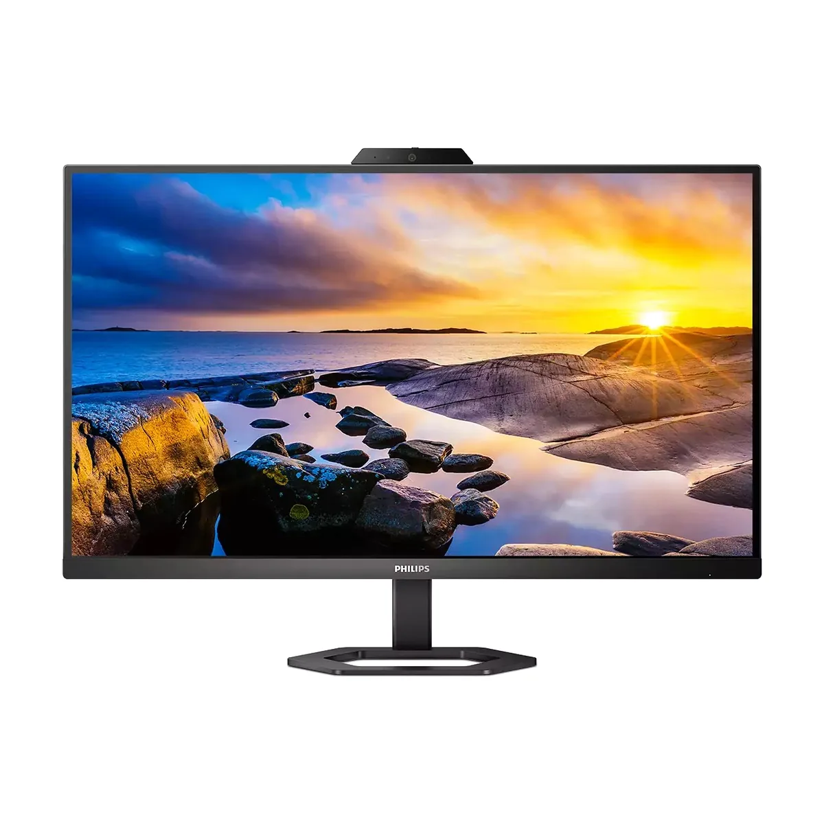 Монитор 27" Philips 27E1N5600HE IPS 2560x1440, 75 Гц, 1 мс, 16:9, 300 кд/м², HDMI 1.4, DP 1.2, USB-C, 3xUSB 3.0, 3.5 Jack, динамики (2x3 Вт), FreeSync, регулировка по высоте, черный