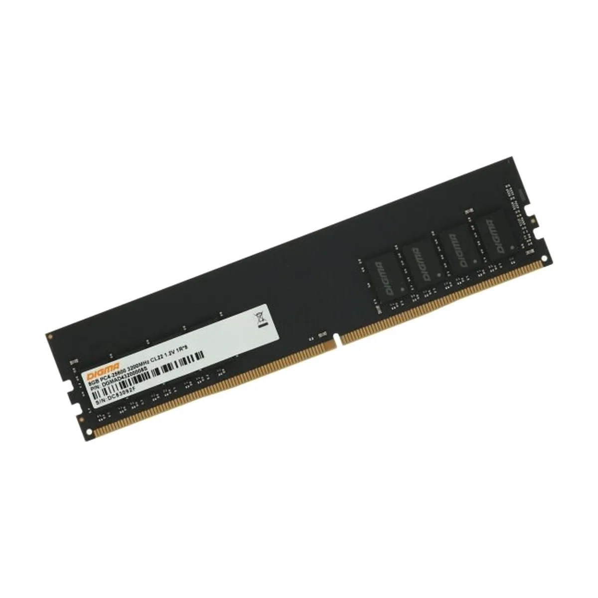 Оперативная память Digma, DDR4, 8GB (1x8GB), 3200MHz, CL22, DIMM