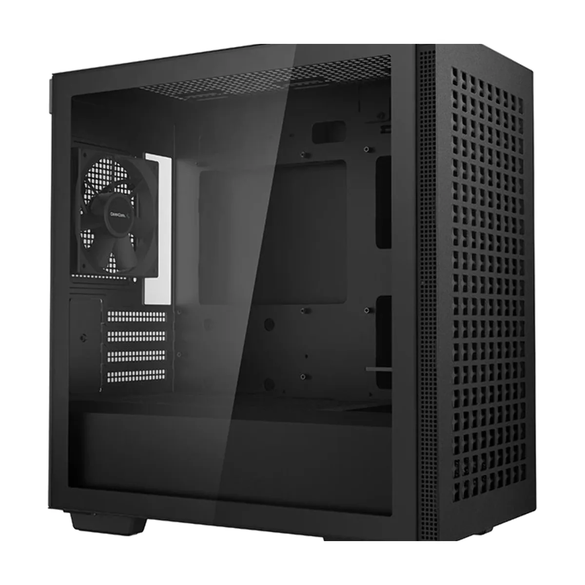 Компьютерный корпус Deepcool CH370 черный без БП mATX 1x120мм 1xUSB 2.0 1xUSB 3.0 audio bott PSU