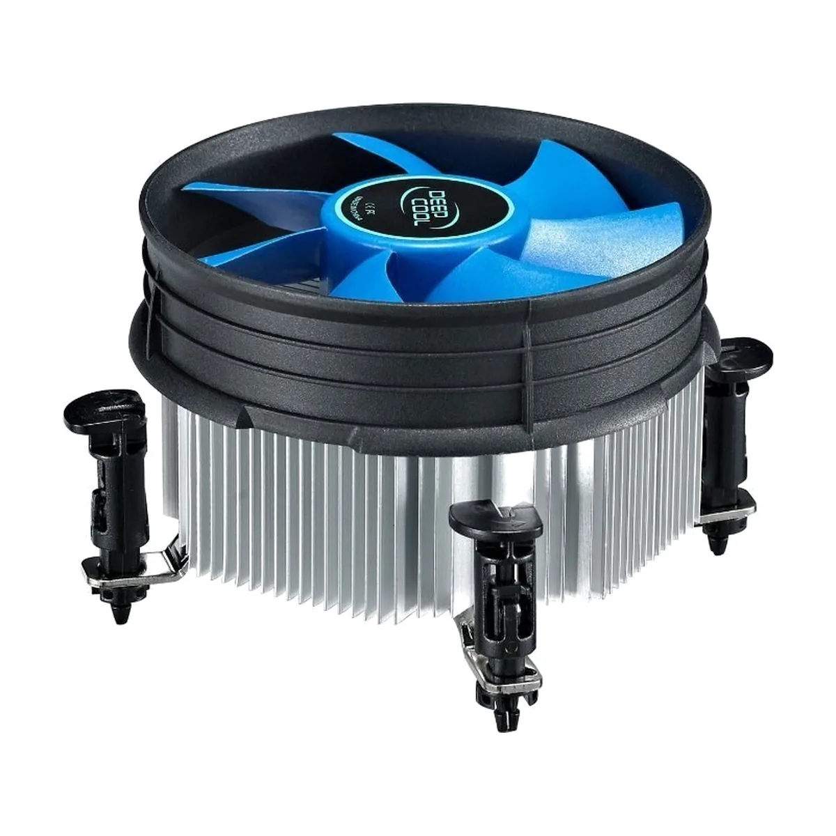Кулер для процессора DEEPCOOL THETA 31 PWM 1700 черный/синий, 92 мм, алюминий/медь, 2400 об/мин, 30.3 дБ, 4 pin, 95 Вт, 66 мм