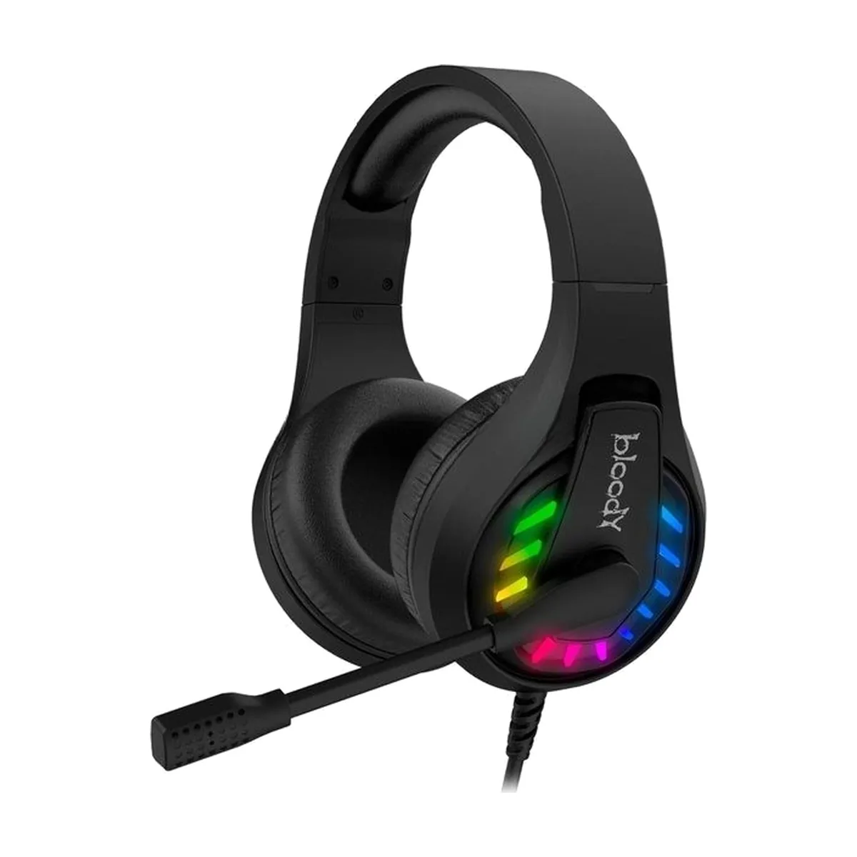 Гарнитура Bloody G230 чёрный, проводная, подсветка
