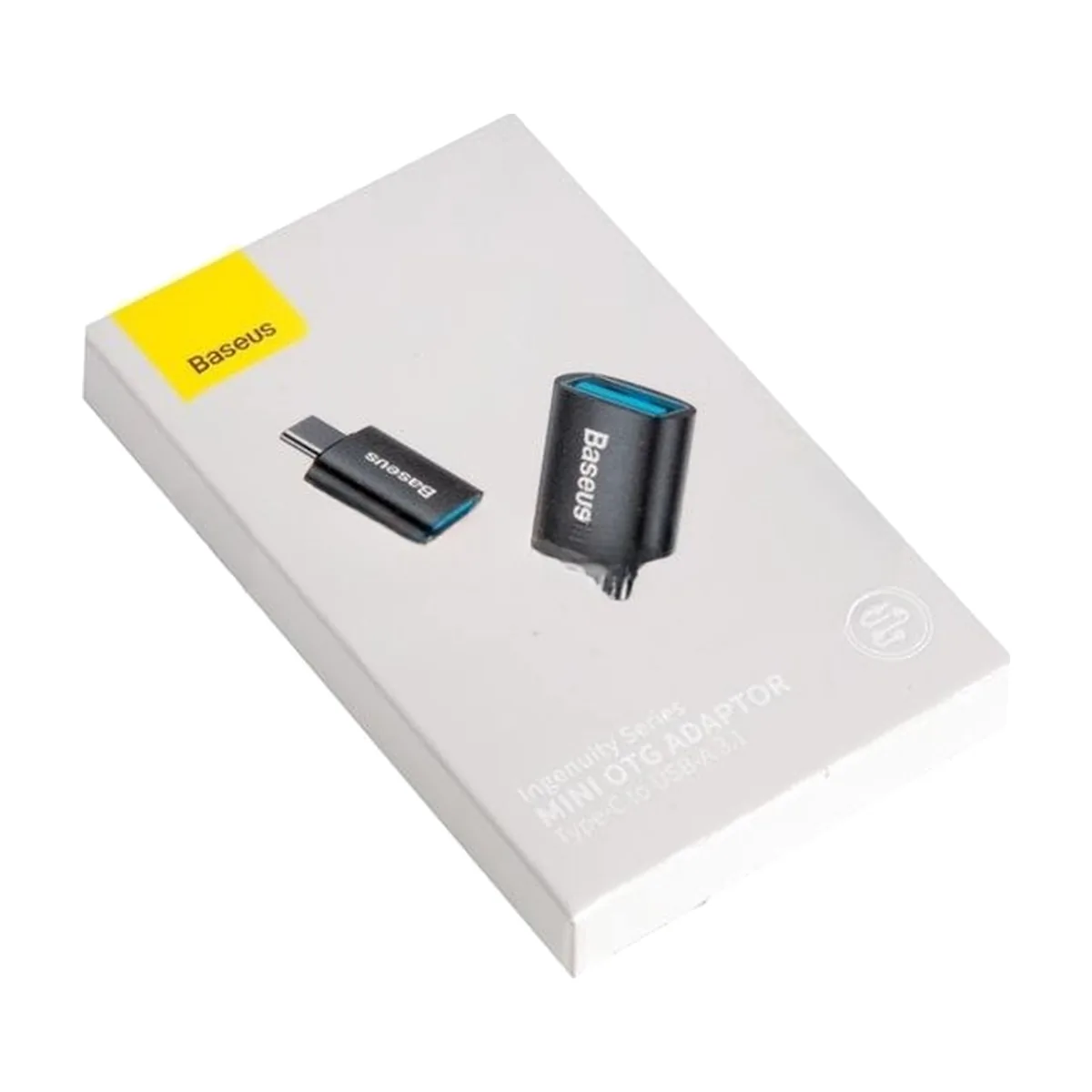 Переходник BASEUS Ingenuity Series Mini OTG, Type-C - USB-A 3.1, черный