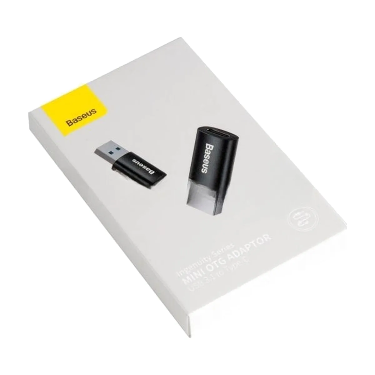 Переходник BASEUS Ingenuity Series Mini OTG, USB-A 3.1- Type-C, черный