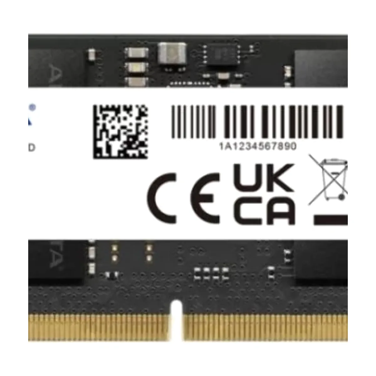 Оперативная память ADATA, DDR5, 8GB (1x8GB), 4800MHz, CL40, SO-DIMM