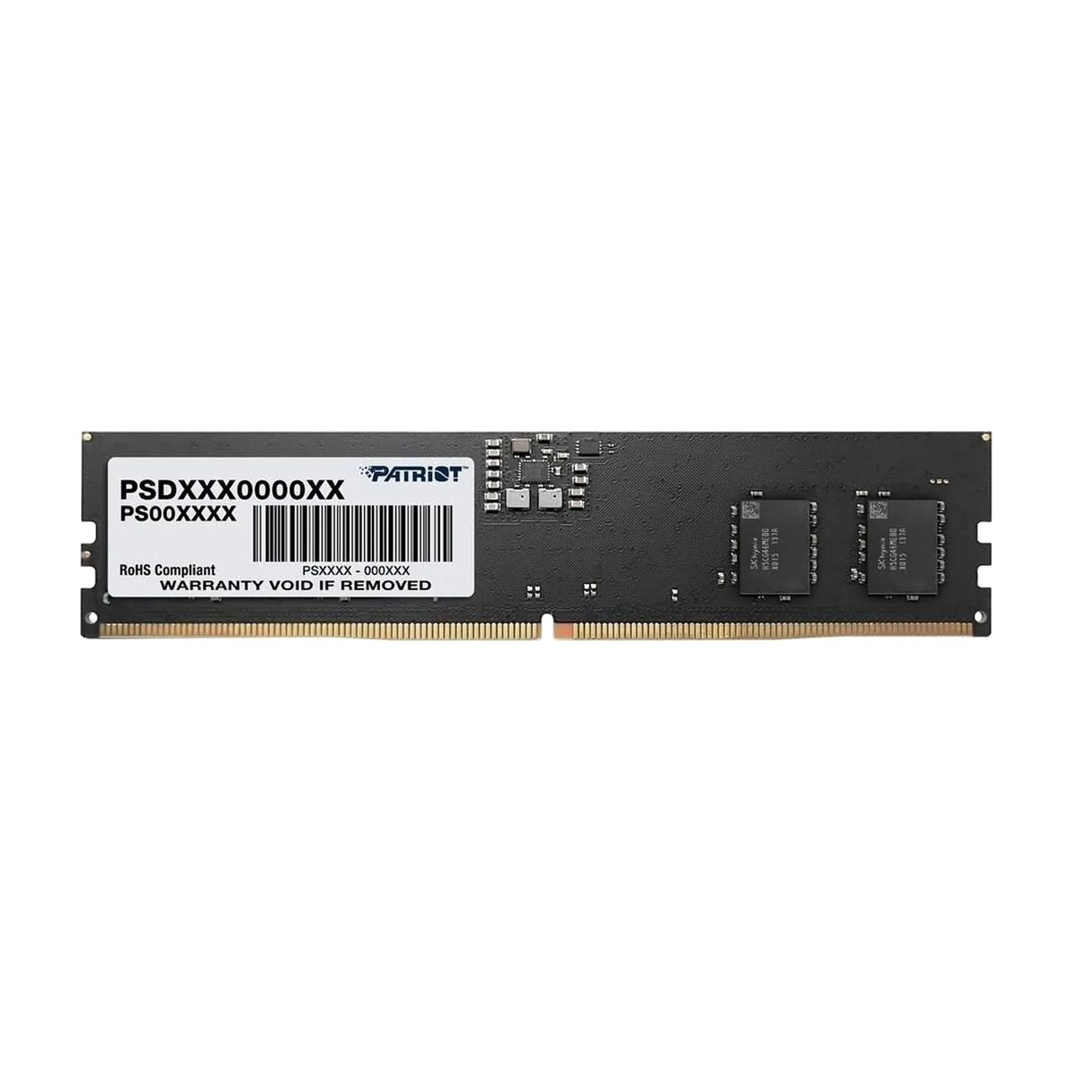 Оперативная память Patriot Signature, DDR5, 8GB (1x8 GB), 5600 MHz, CL46, DIMM