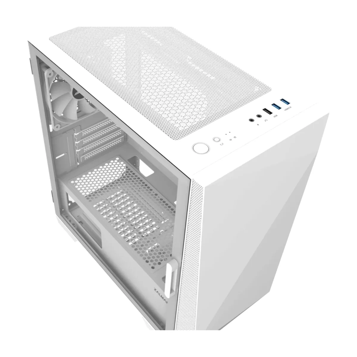 Компьютерный корпус MiniTower Zalman Z1 Iceberg белый (mATX, window, FRONT 2x120мм, REAR 1x120мм, без БП) (Z1 Iceberg белый)