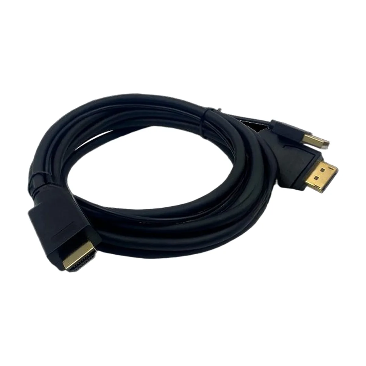 Кабель аудио-видео Buro HDMI (m)/DisplayPort (m) 2м. позолоченные контакты черный