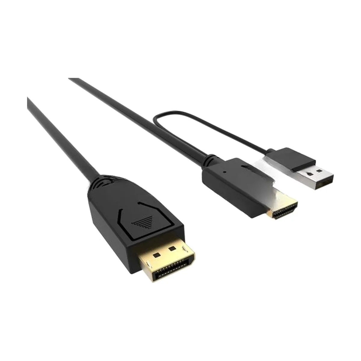 Кабель аудио-видео Buro HDMI (m)/DisplayPort (m) 3м. позолоченные контакты черный