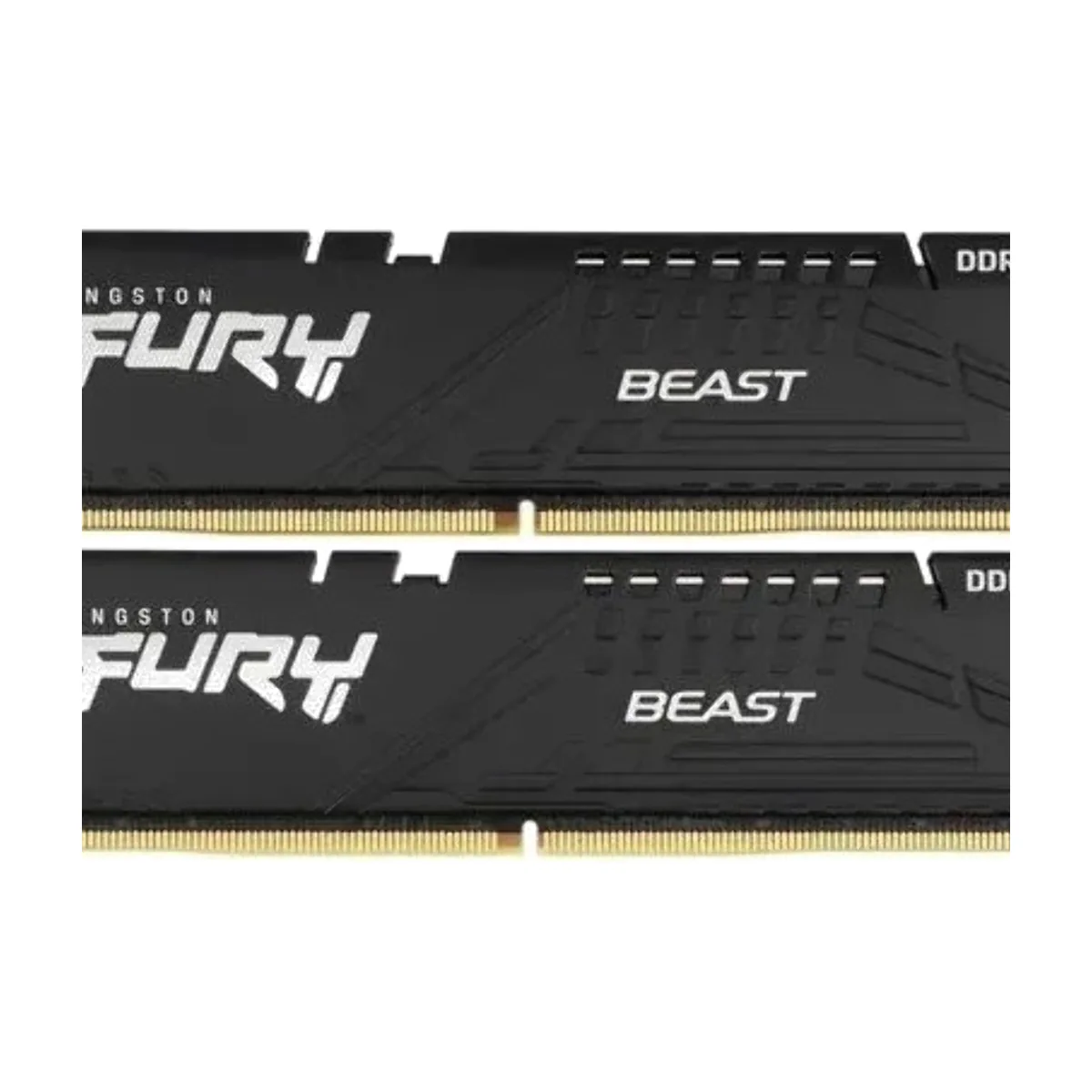 Оперативная память Kingston Fury Beast, DDR5, 16GB (2x8GB), 6000MHz, CL36, с радиаторами, черный