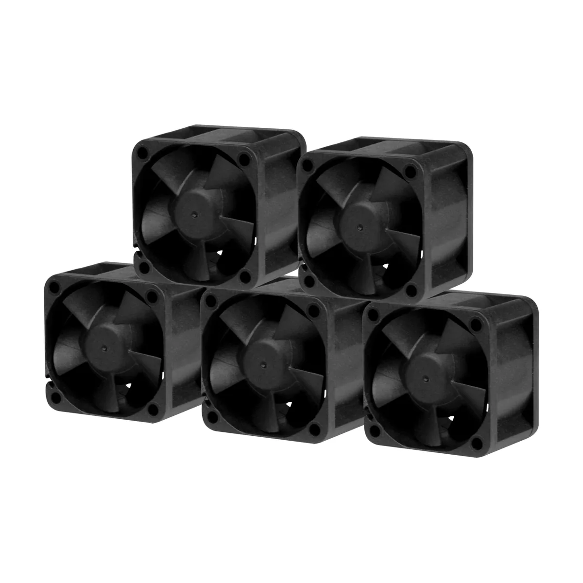 Комплект вентиляторов для корпуса Arctic S4028-15K (5 шт.) черный, 40 мм, 15000 об/мин, 4 pin