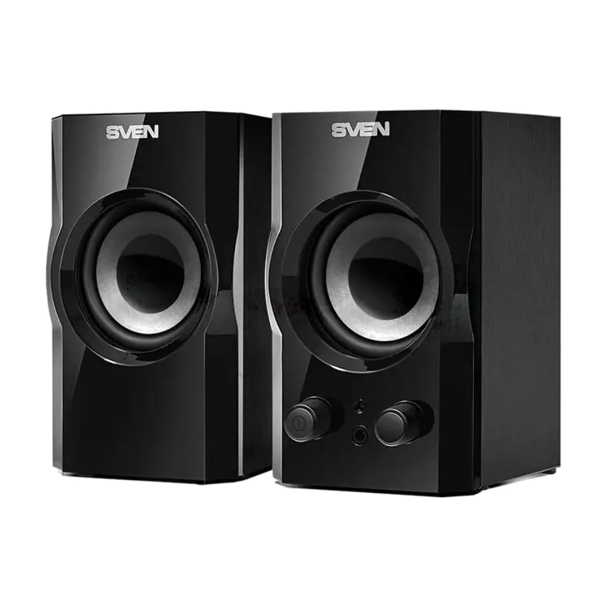 Акустическая система SVEN SPS-606, черный, акустическая система 2.0 (мощность 2x3 Вт(RMS))