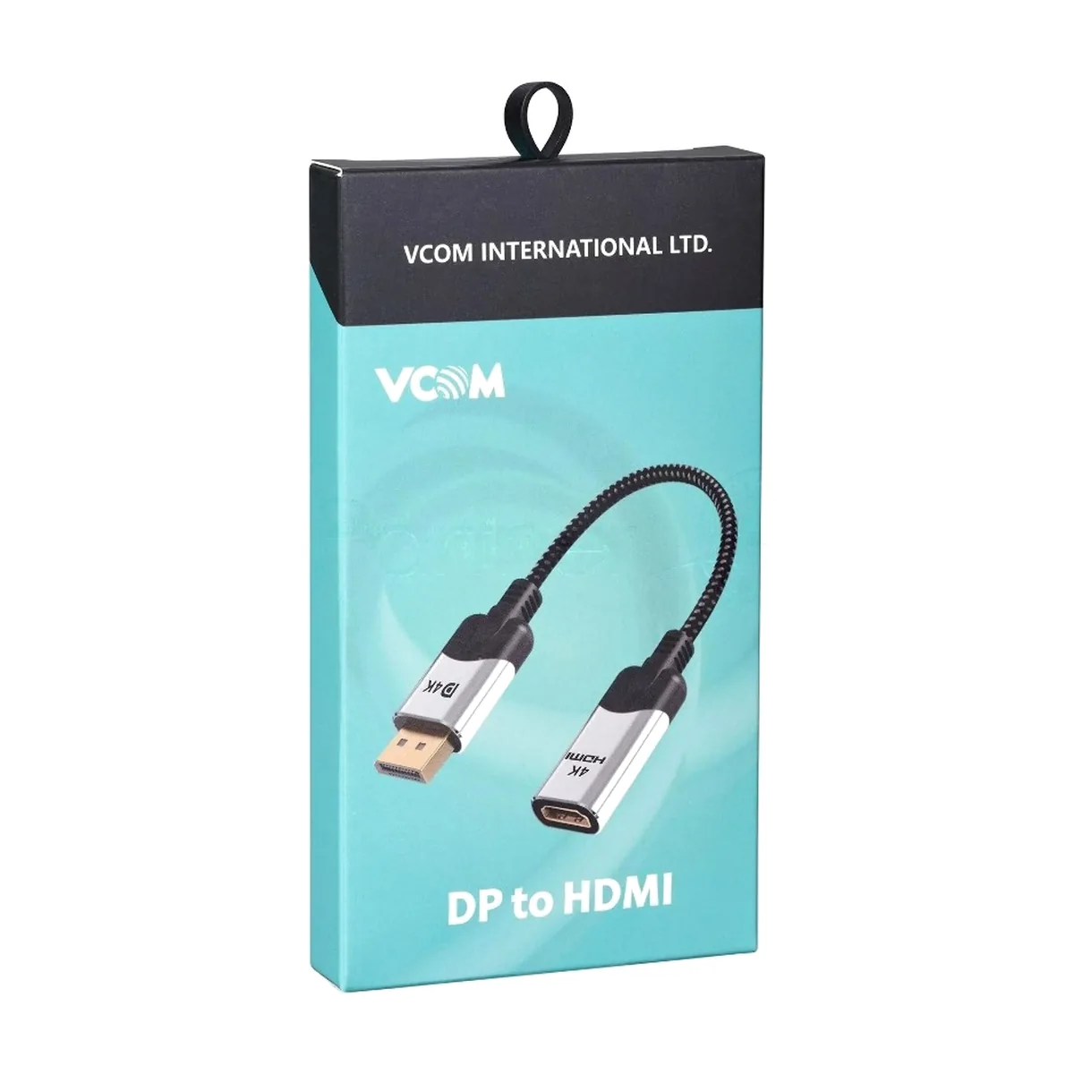 Кабель VCOM DisplayPort TO HDMI 4K 0.15 M CG621M-0.15