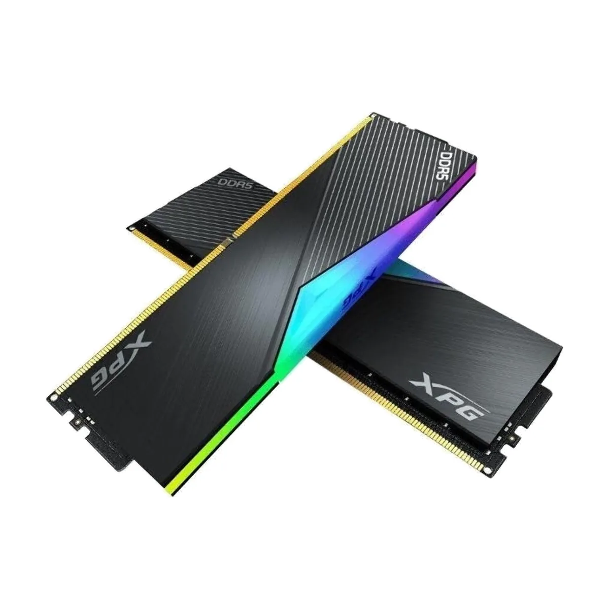 Оперативная память XPG Lancer, DDR5, 32Gb (2x16Gb), 6400MHz, CL32, DIMM, с радиаторами, RGB, черный