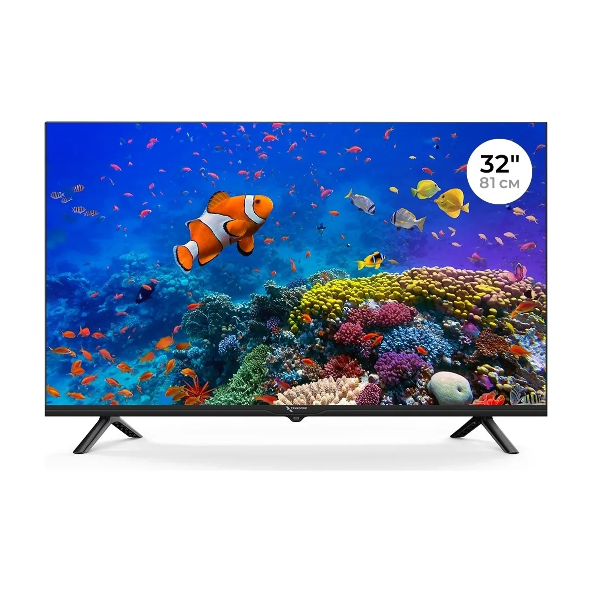 Телевизор Триколор 32” H32H5000SA черный LED HD 60Hz AndroidTV