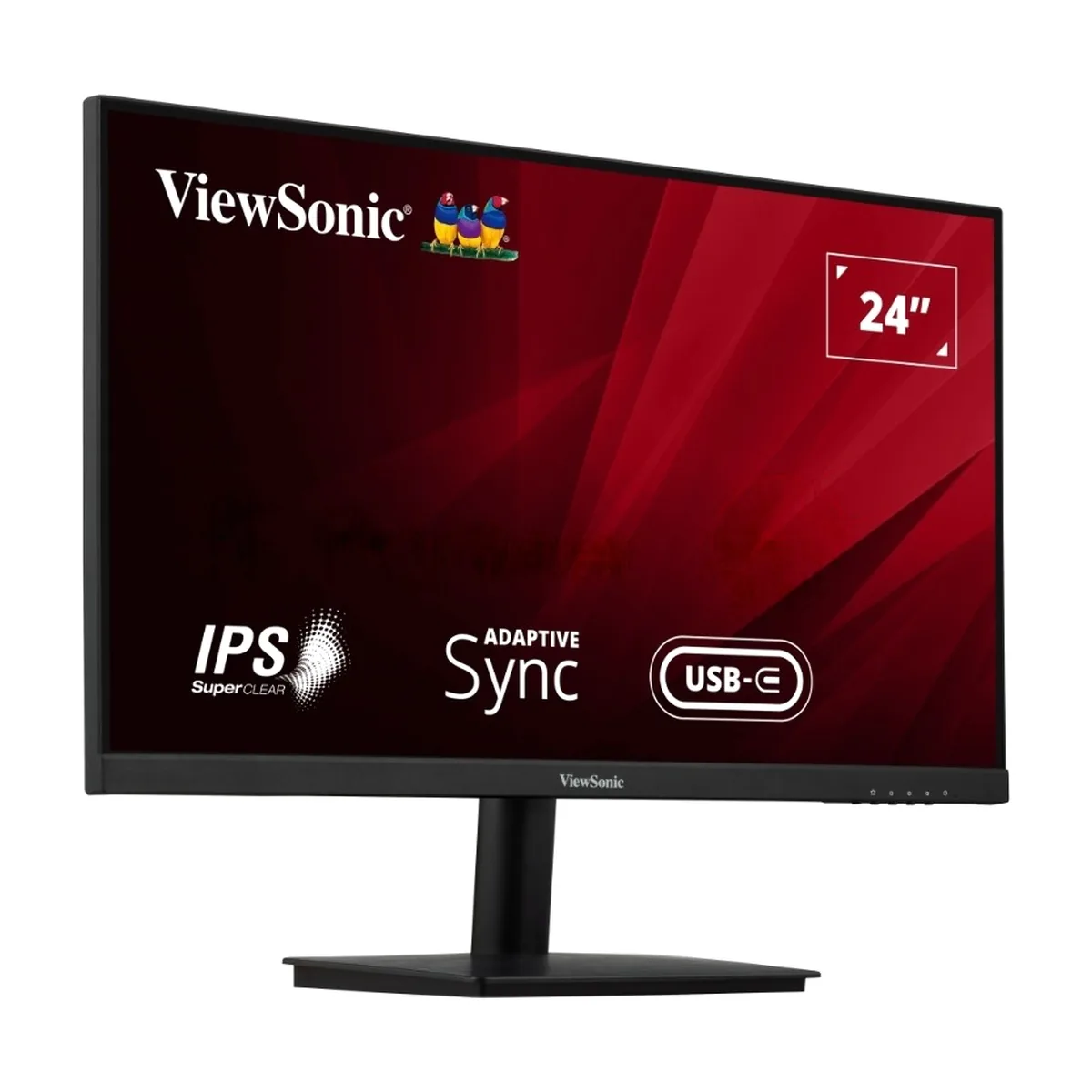 Монитор 23.6" ViewSonic VA2409-MHU IPS 1920x1080, 75 Гц, 16:9, 250 кд/м², HDMI, VGA, USB Type-C, Flicker Free, Low Blue Light, черный
