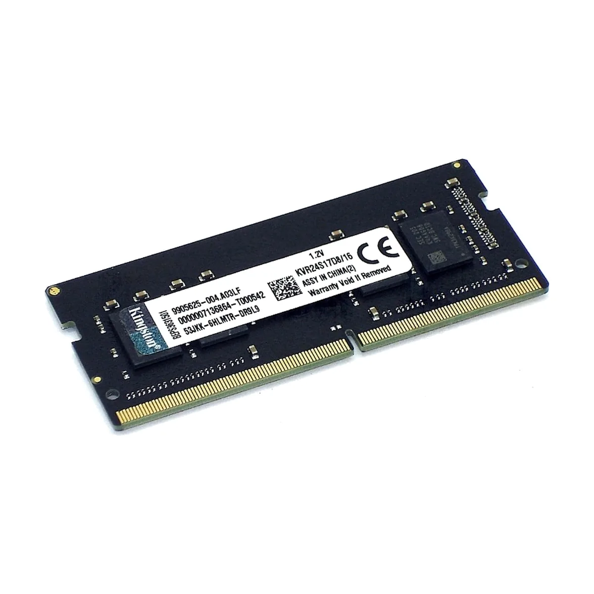 Оперативная память Kingston, DDR4, 16GB (1x16 GB), 2400 MHz, CL17, SO-DIMM
