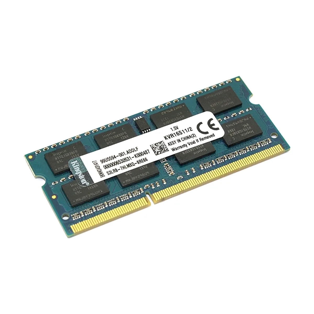 Оперативная память Kingston ValueRAM, DDR3, 2GB (1x2GB), 1600MHz, CL11, SO-DIMM