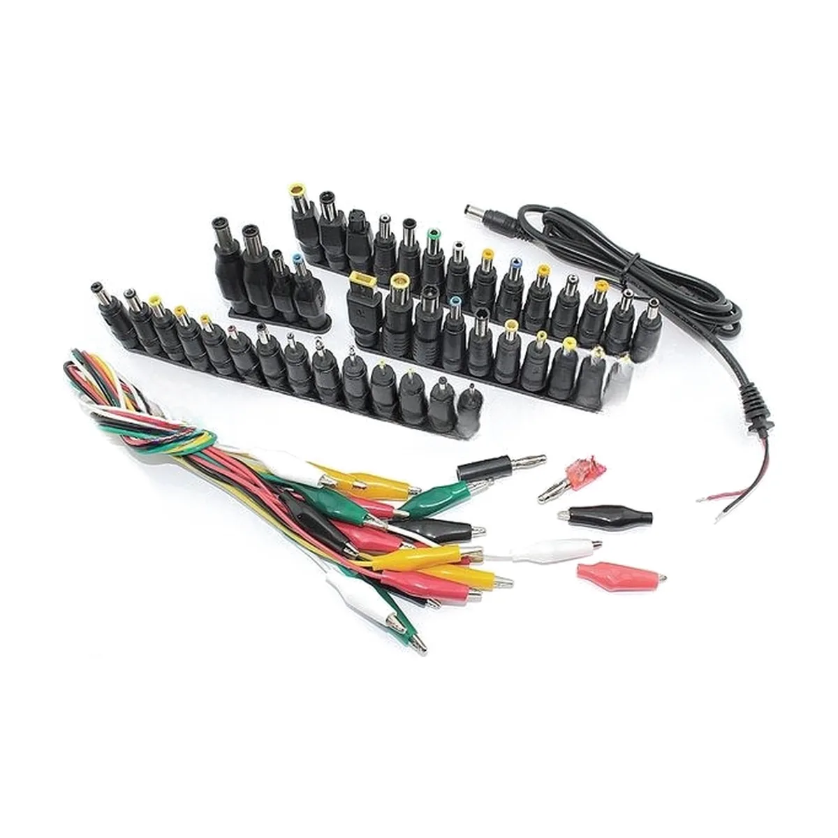 Набор из 42-х разъемов переходников для зарядки ноутбуков (42pcs/Set 5.5x2.1мм Multi-type Male Jack)