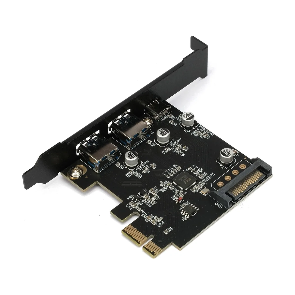 Контроллер USB 3.1 Gembird SPCR-03 в разъем PCI-e, 2xUSB-A + 1xType-C