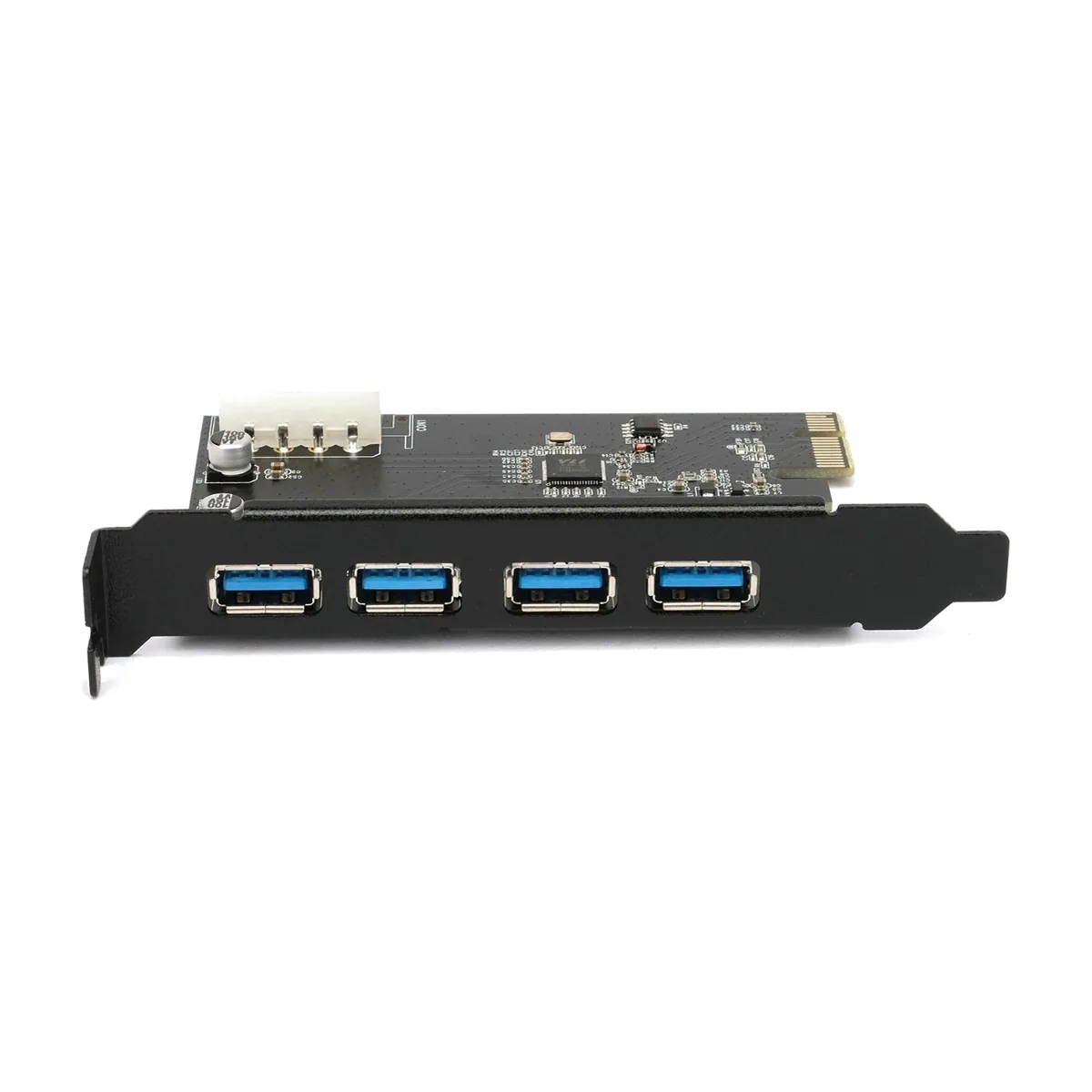 Контроллер USB 3.0 Gembird SPCR-04 в разъем PCI-e, 4xUSB-A