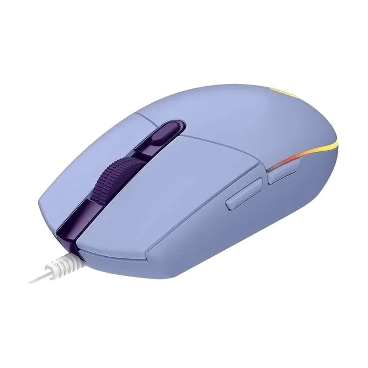 Мышь проводная Logitech G102 LIGHTSYNC фиолетовый, 8000 dpi, USB, кнопки - 6