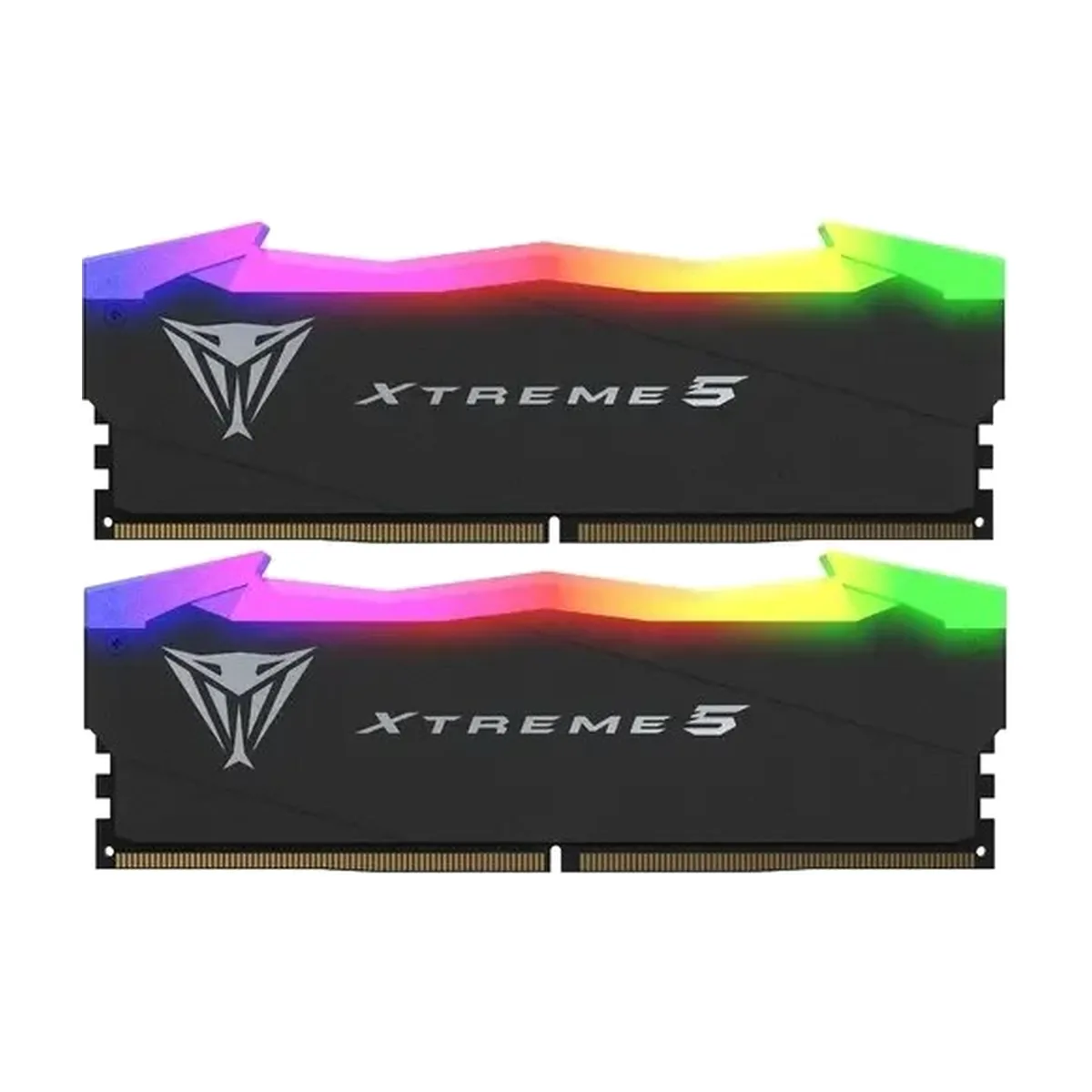 Оперативная память Patriot Viper Xtreme 5, DDR5, 32GB (2x16GB), 7600MHz, CL36, DIMM, с радиаторами, RGB, черный