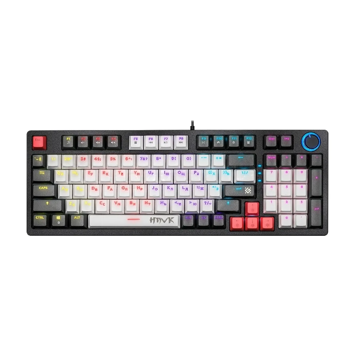 Клавиатура Defender Hawk GK-418 проводная, USB Type-A, чёрный