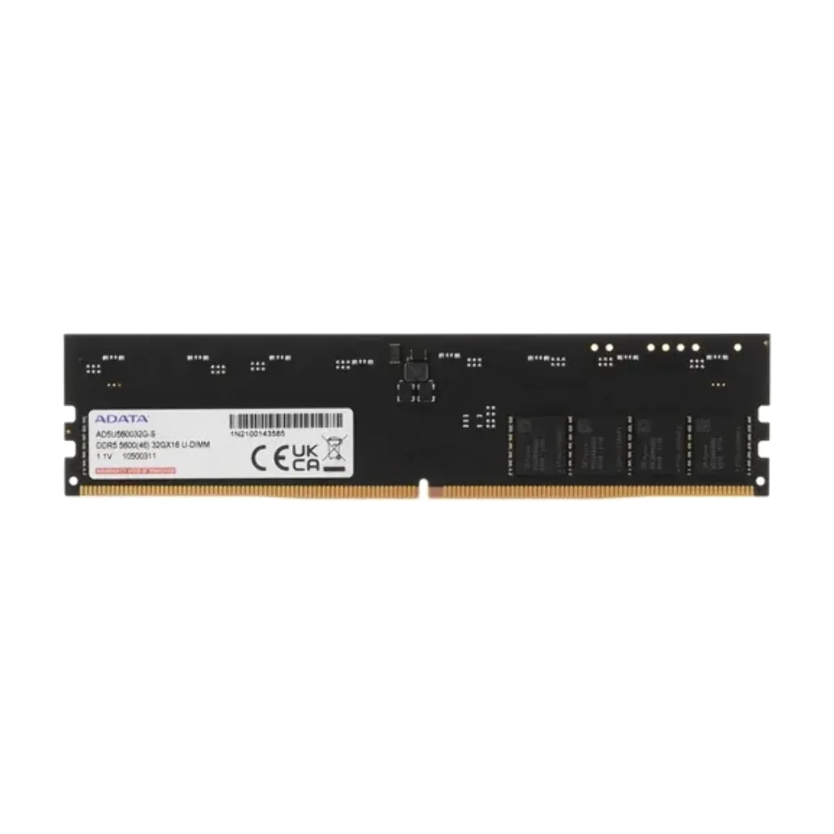 Оперативная память ADATA, DDR5, 32GB (1x32 GB), 5600 MHz, CL46, DIMM