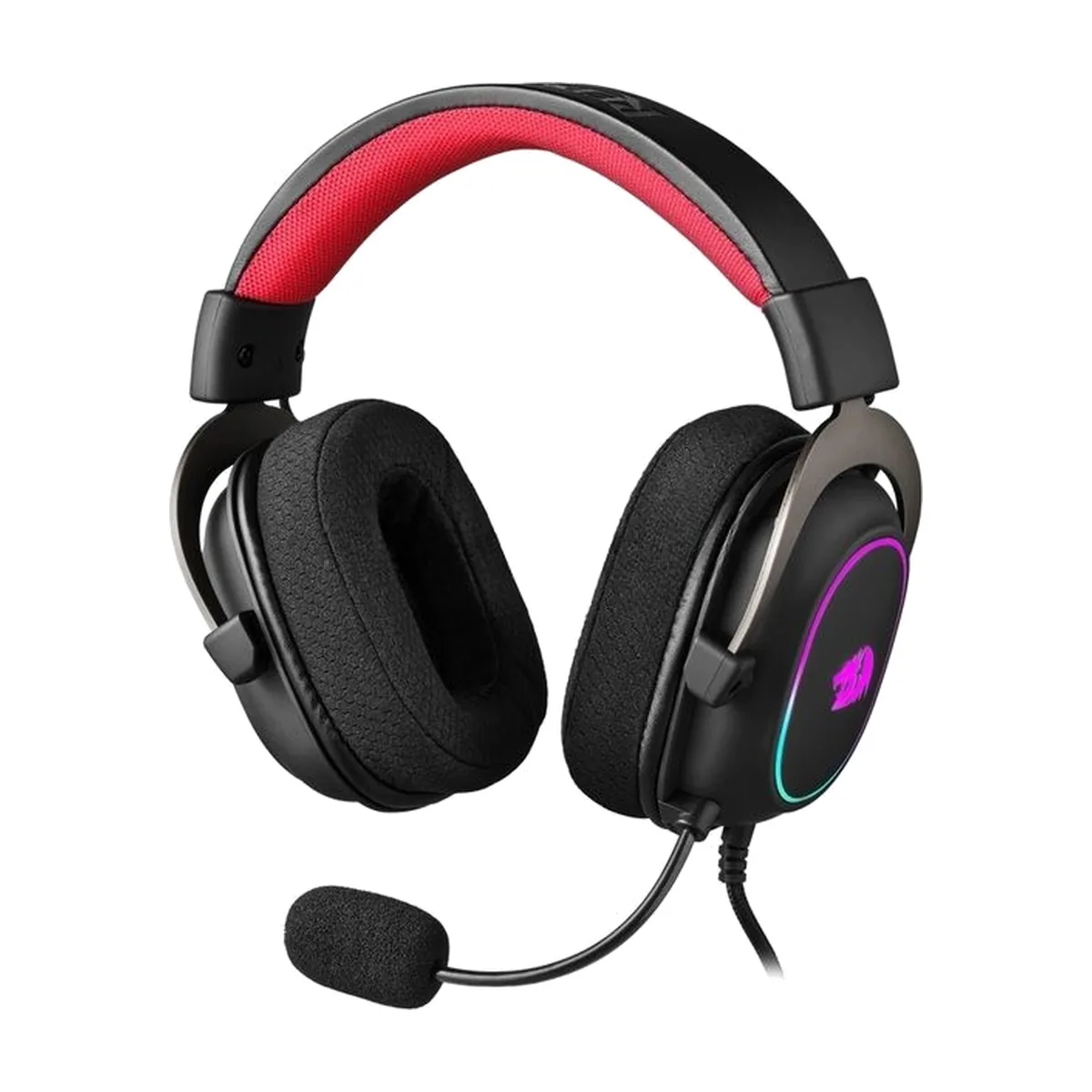 Гарнитура Redragon Zeus X чёрный, проводная, USB, подсветка