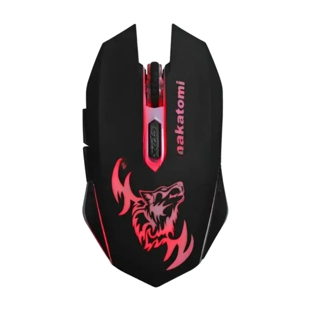 Мышь беспроводная Nakatomi MROG-15U черный, 1600 dpi, радиоканал, USB, кнопки - 6