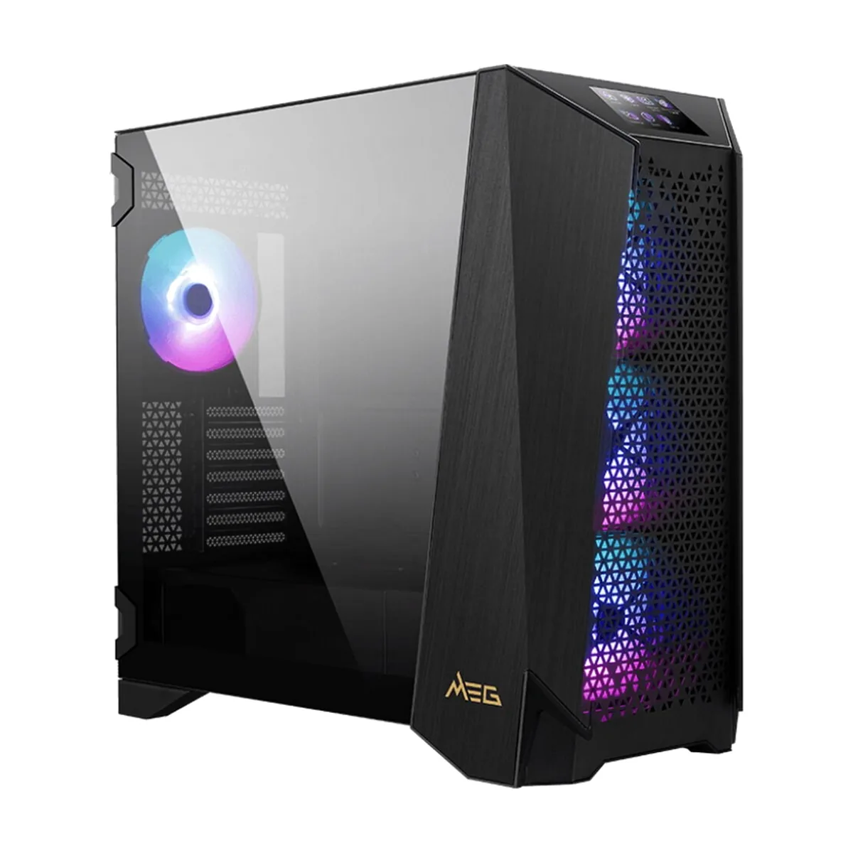 Компьютерный корпус MSI MEG PROSPECT 700R Mid-Tower, E-ATX, 2xUSB 3.2, 1xUSB-C, Audio I/O, 4x140 ARGb fan, Laminated Tempered Glass, (41556)