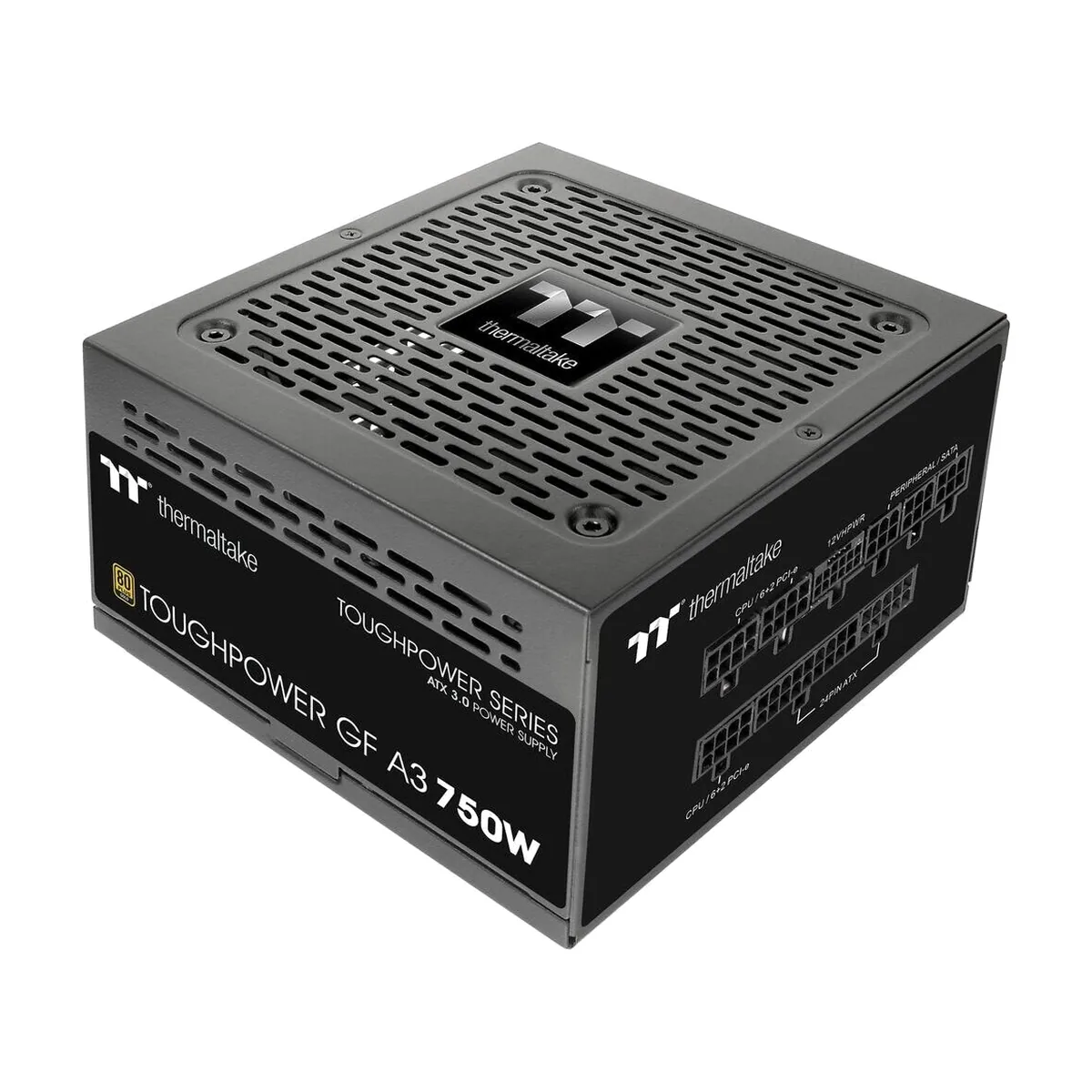 Блок питания Thermaltake Toughpower GF A3 Gold 750W TT Premium Edition, 750Вт, 80+ Gold, 120мм, модульный, черный