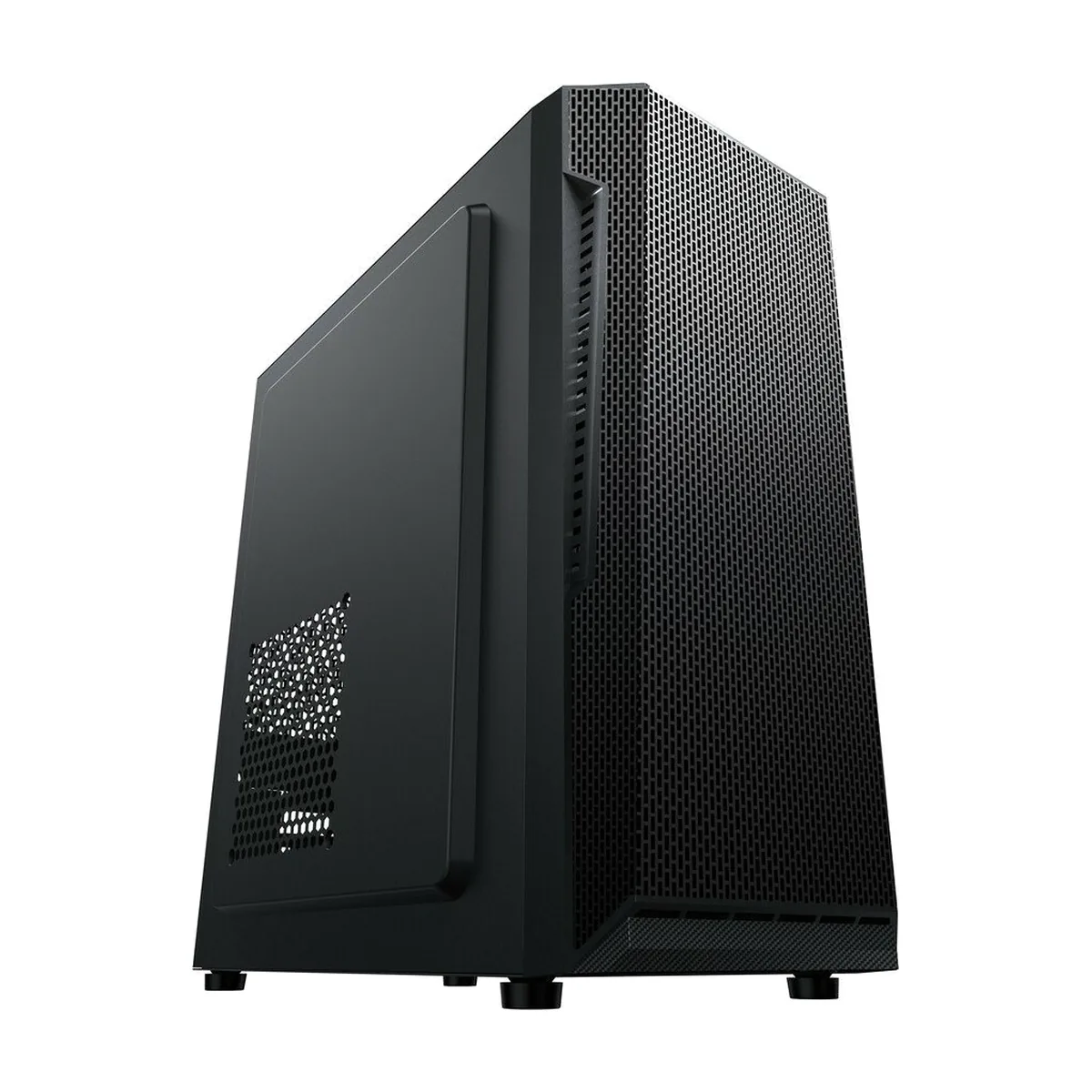 Компьютерный корпус ACD Coffre 104M mATX, черный, CPU 140мм, VGA 245мм, PSU 285мм, 2x3.5INT, 1x2.5INT, 2xUSB 2.0, 1xUSB 3.0, HD Audio, w/o FAN, w/o PSU