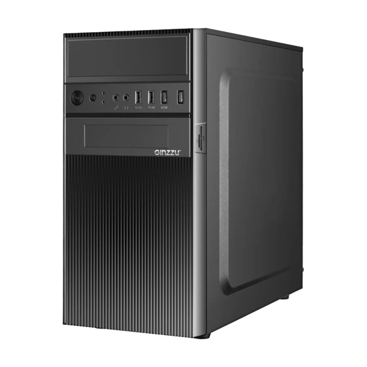 Компьютерный корпус Ginzzu D190 2хUSB 2.0,AU