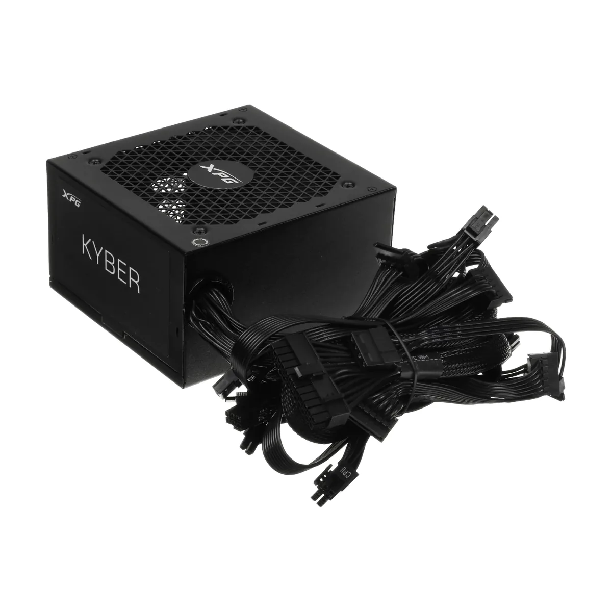 Блок питания ADATA XPG KYBER 650, 650Вт, 80+ Gold, 120мм, немодульный, черный