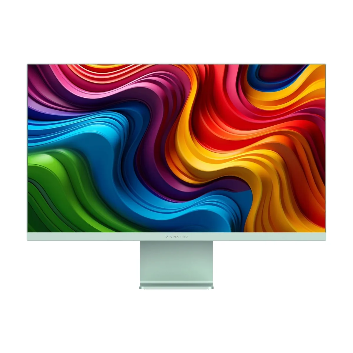 Монитор 27" DIGMA PRO Art L IPS 2560x1440, 165 Гц, 5 мс, 16:9, 300 кд/м², HDMI, DisplayPort, USB Type-C, FreeSync, HDR, Flicker Free, Low Blue Light, зеленый