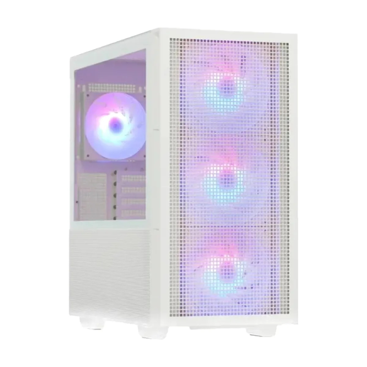 Компьютерный корпус Deepcool CH560 WH без БП, боковое окно (закаленное стекло)