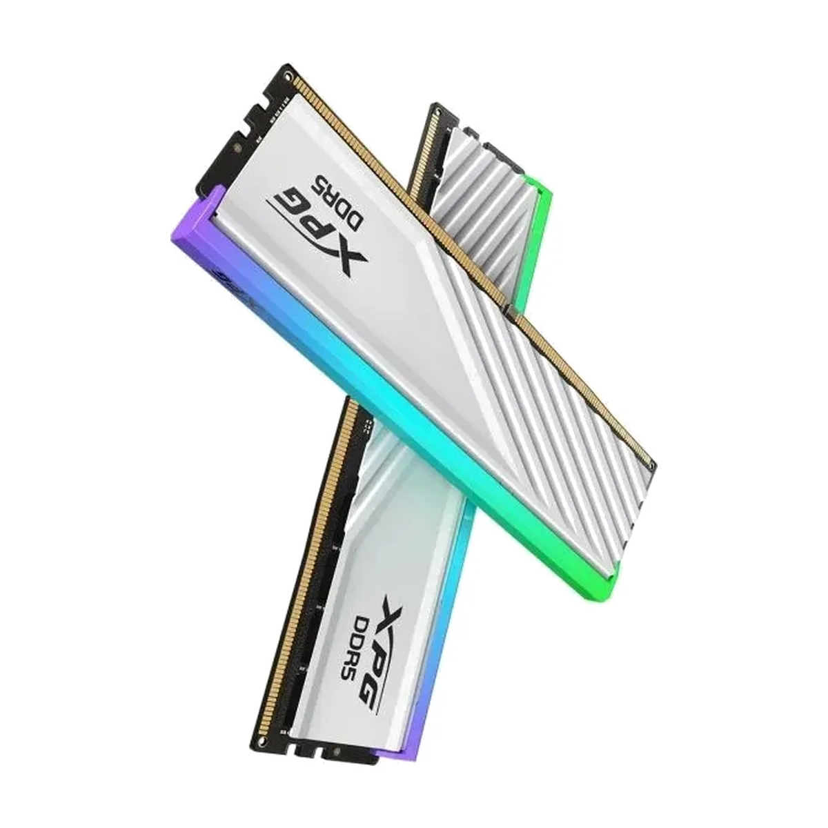Оперативная память XPG Lancer Blade, DDR5, 32GB (2x16GB), 6400MHz, CL32, DIMM, с радиаторами, RGB, белый