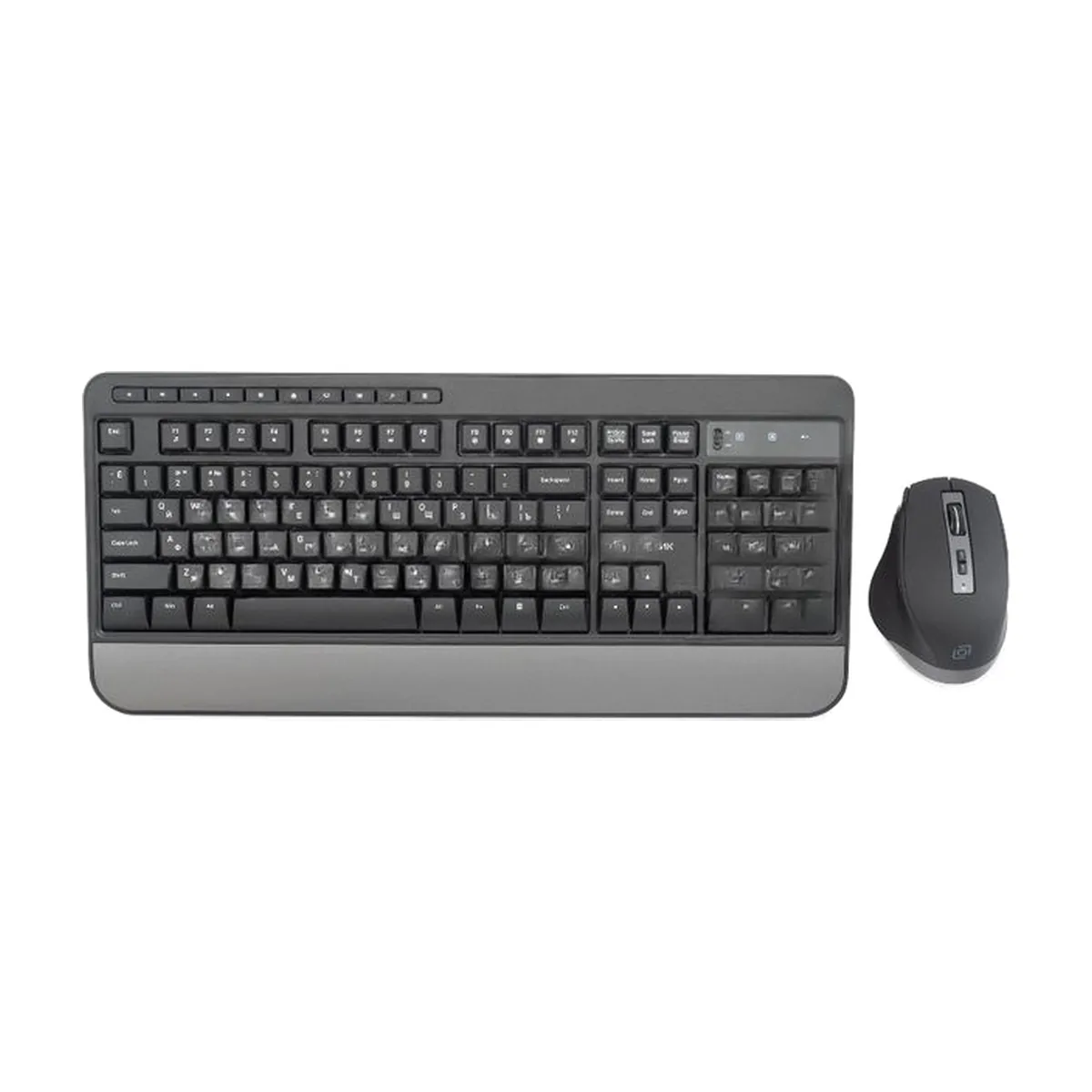 Комплект клавиатура+мышь Oklick S290W беспроводной, USB, 1600 DPI, чёрный
