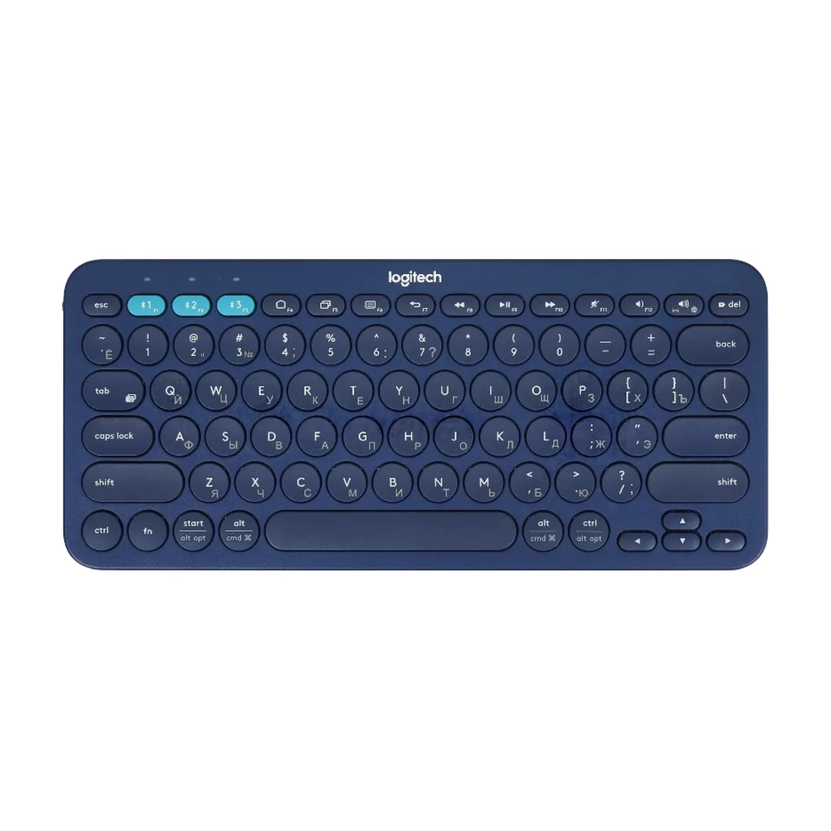 Клавиатура беспроводная Logitech K380 920-007591 синий