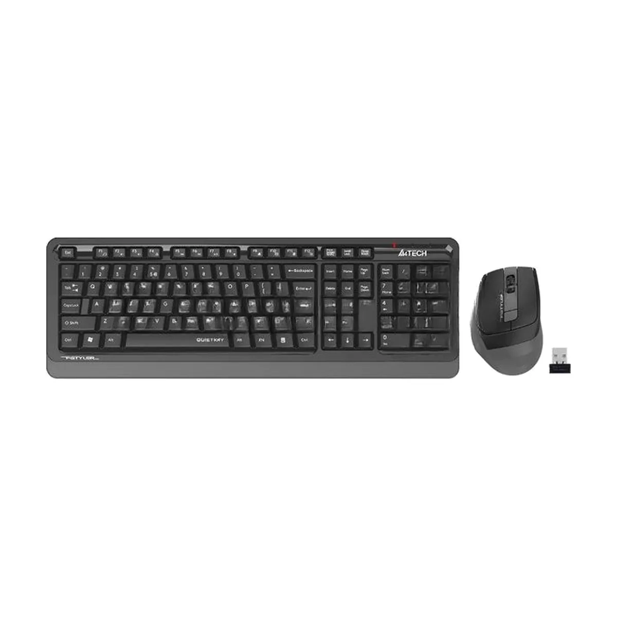Комплект клавиатура+мышь A4Tech FStyler FGS1035Q беспроводной, USB, 2000 DPI, чёрный/серый