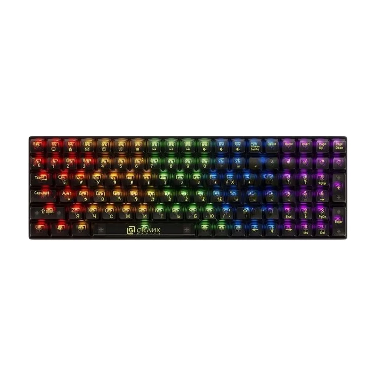 Клавиатура Oklick 915GK проводная, USB Type-A, чёрный