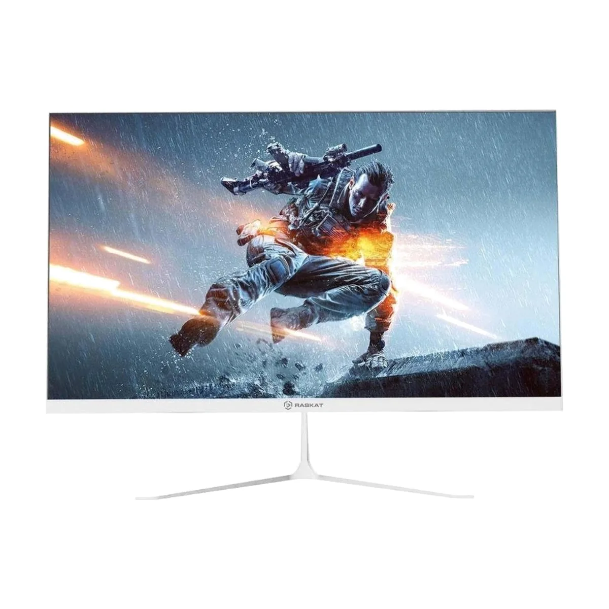 Монитор 23.8" Raskat I24F10DA IPS 1920x1080, 100 Гц, 5 мс, 16:9, 250 кд/м², HDMI, DisplayPort, VGA, Flicker Free, Low Blue Light, черный