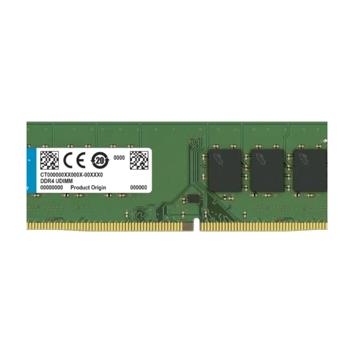 Оперативная память Crucial, DDR4, 16GB (1x16 GB), 3200 MHz, CL22, UDIMM