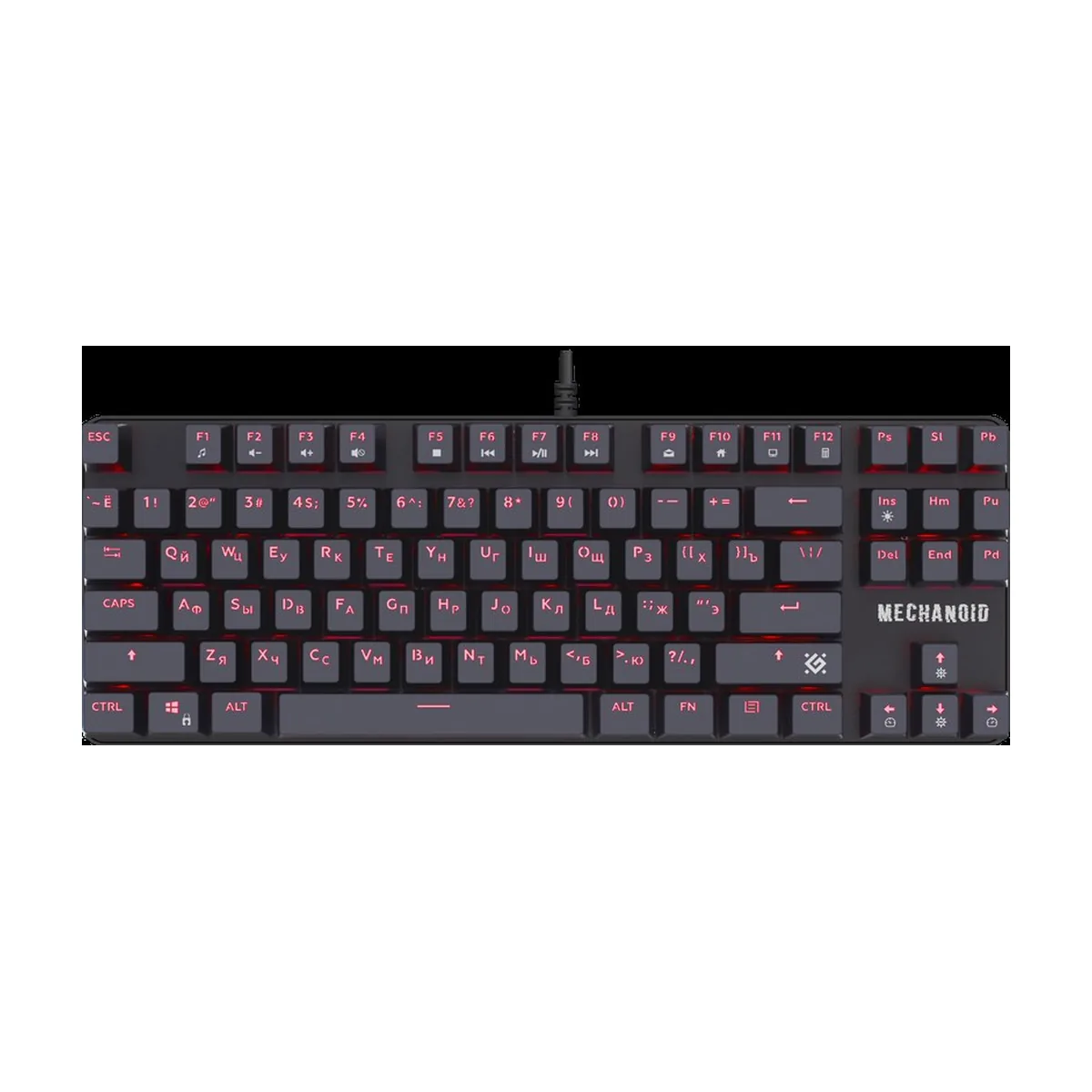 Клавиатура проводная Defender MECHANICAL MECHANOID GK-581 RU BLK