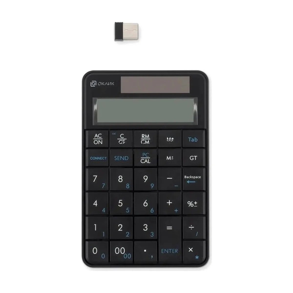 Цифровой блок Oklick K604W беспроводная, радиоканал, чёрный