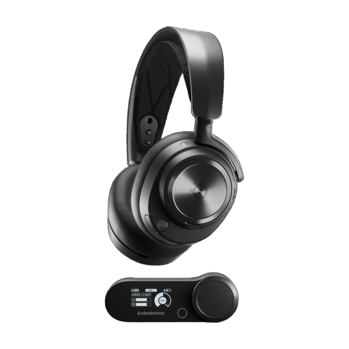 Гарнитура SteelSeries Arctis Nova Pro чёрный, проводная, USB